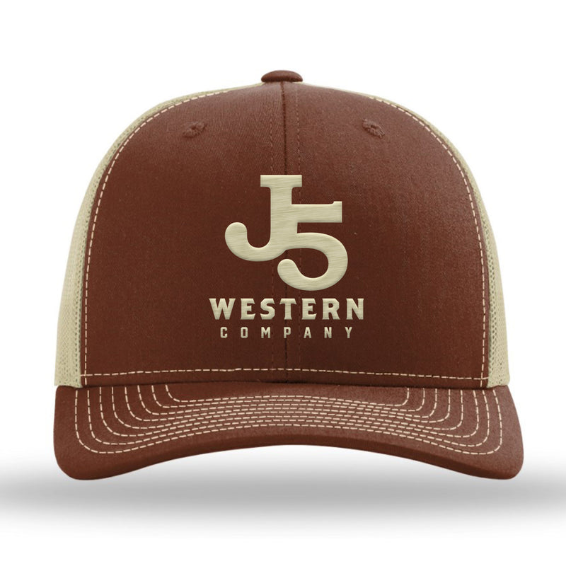 J5 Western Original Logo Trucker Cap